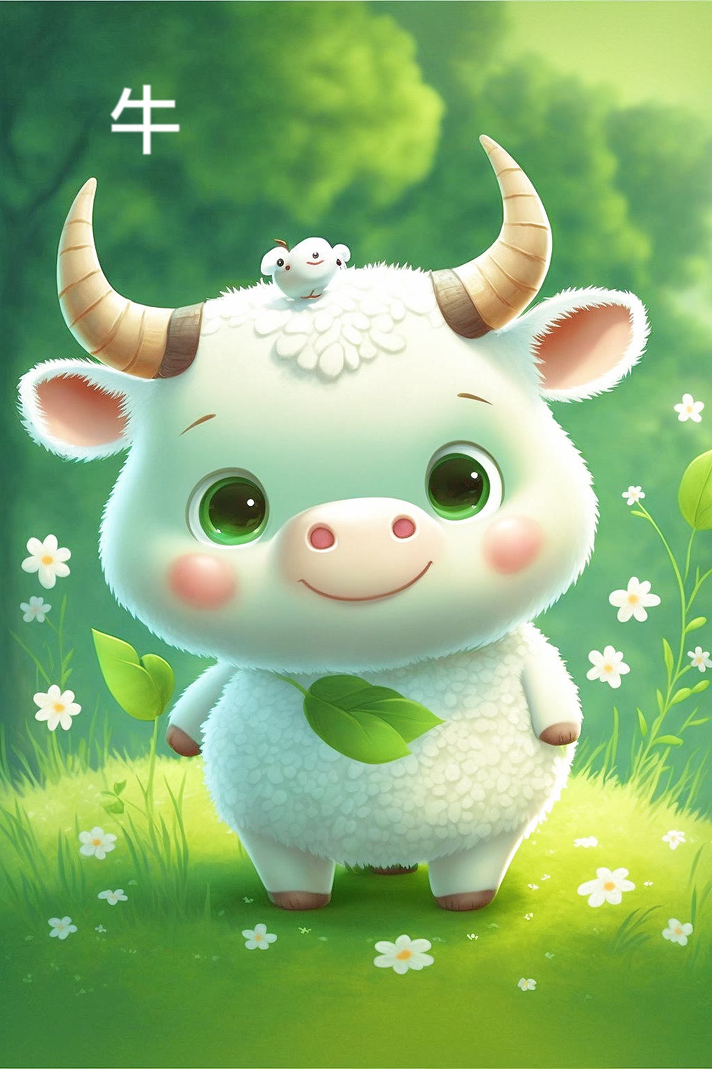 卡通十二生肖牛