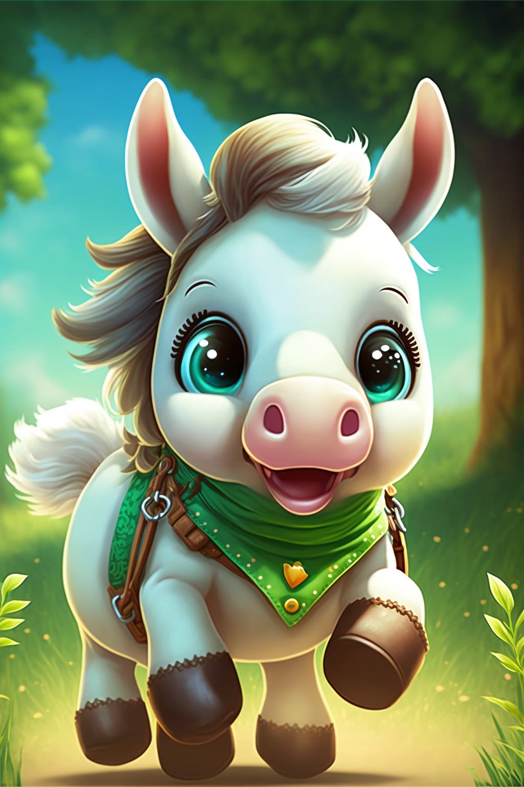 卡通十二生肖马