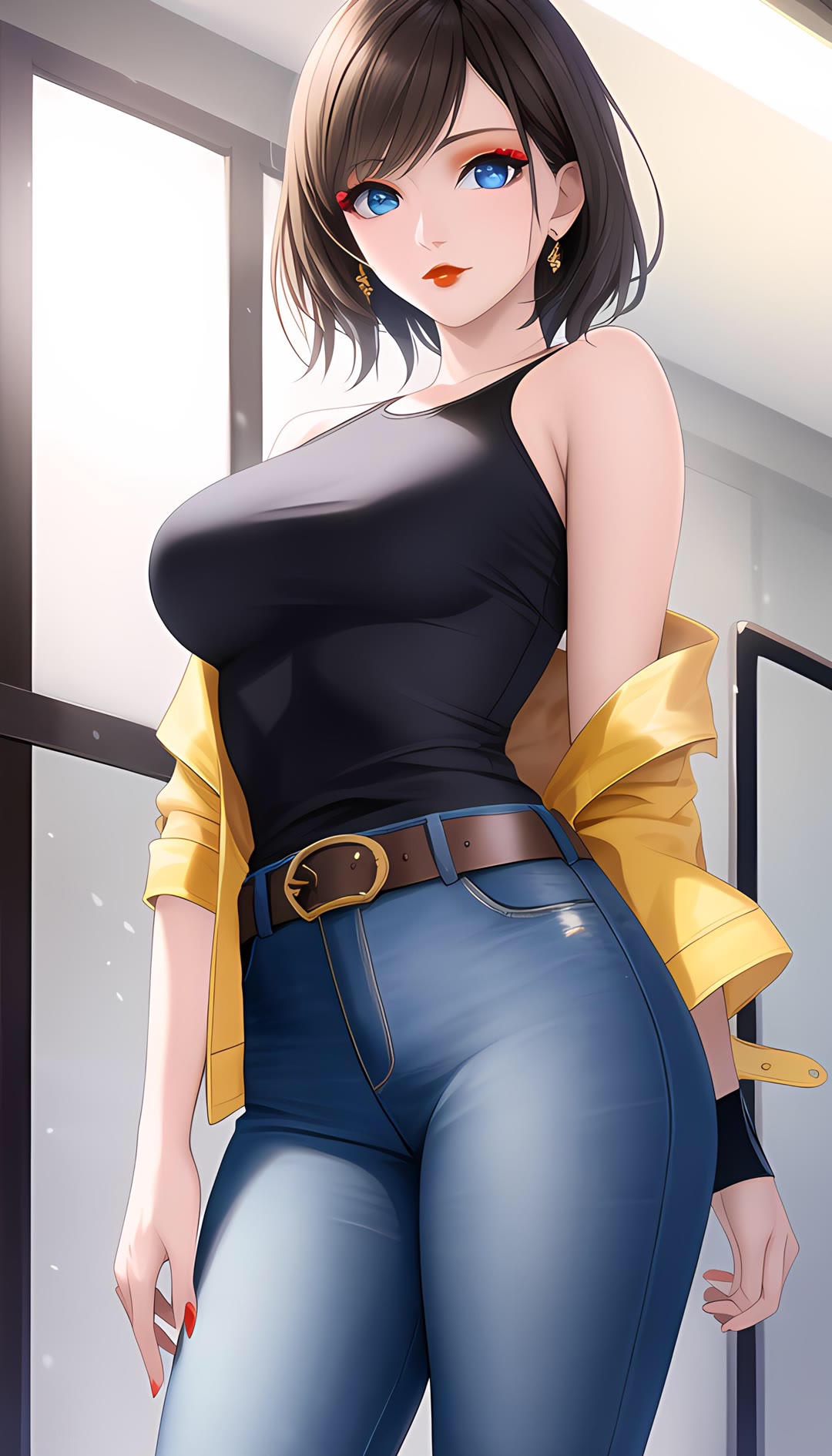 卡通职业女孩竖版壁纸